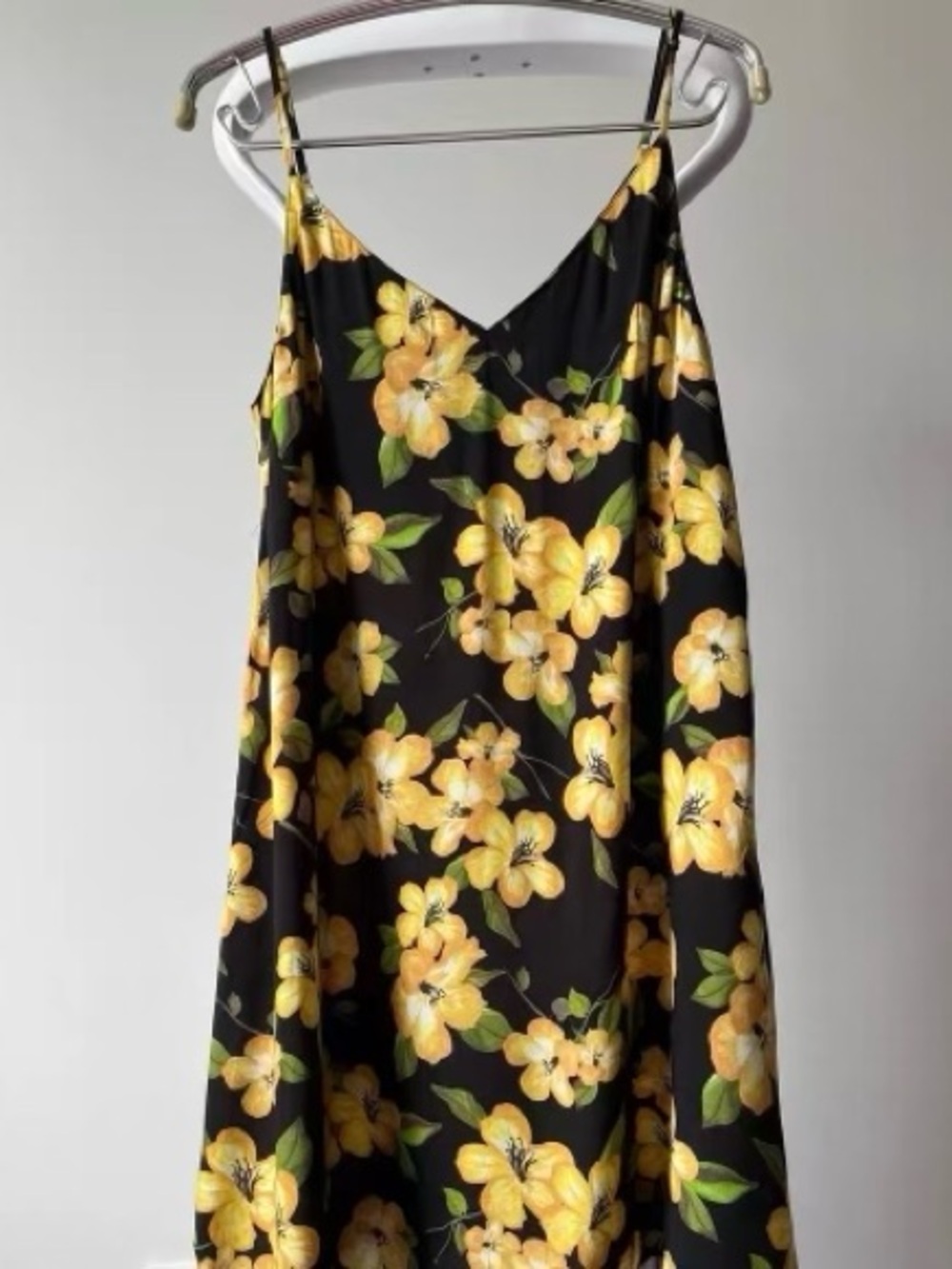 Beautiful Yellow Floral Slip Dress -